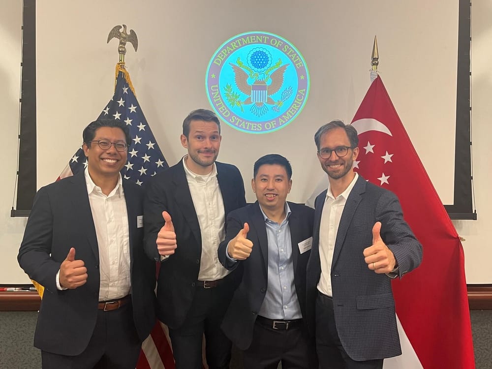 Monolith team at the U.S. Embassy in Singapore